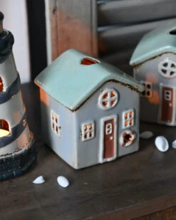 Strand Theelicht Huisje Løkken Zacht Grijs, IB Laursen -Ib Laursen strand theelicht huisje lokken zacht grijs ib laursen 3