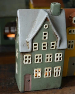 Theelicht Huisje Nyhavn Pastel Groen, IB Laursen -Ib Laursen theelicht huisje nyhavn pastel groen ib laursen 4