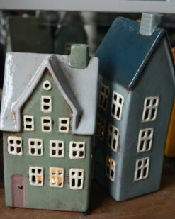 Theelicht Huisje Nyhavn Pastel Groen, IB Laursen -Ib Laursen theelicht huisje nyhavn pastel groen ib laursen 5