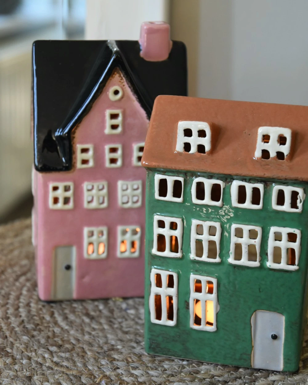 Theelicht Pakhuis Nyhavn Roze Met Zwart Dak, IB Laursen 6 Theelicht Pakhuis Nyhavn Roze Met Zwart Dak, IB Laursen - Afbeelding 4