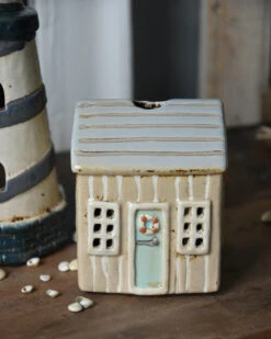 Theelicht Strand Huisje Løkken Zand Met Plank Effect, IB Laursen