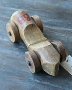 Unieke Houten Race Auto Met Rood Nr 88, IB Laursen -Ib Laursen unieke houten race auto met rood nr 88 ib laursen 2