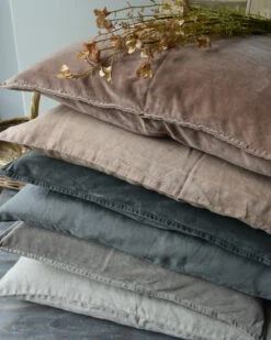 Velours Kussenhoes 'linnen', IB Laursen -Ib Laursen velours kussenhoes linnen ib laursen 1