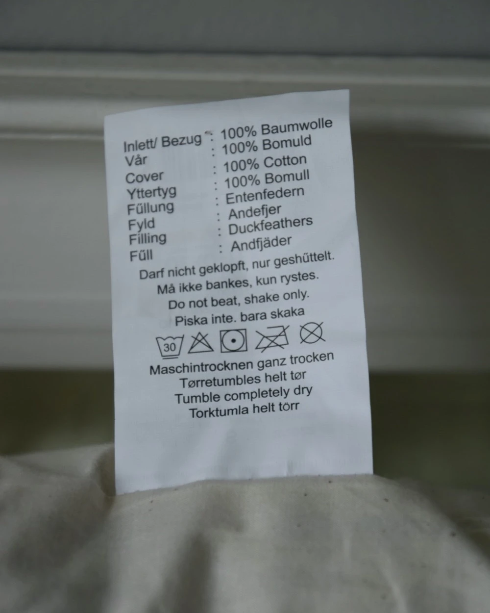 Vierkant Binnenkussen Stevig, IB Laursen 5 Vierkant Binnenkussen Stevig, IB Laursen - Afbeelding 3