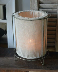 Windlicht Met Doek Naturel Middel, IB Laursen -Ib Laursen windlicht met doek naturel middel ib laursen 7