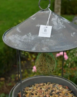 Zink Vogel Voederhuisje Rond -Ib Laursen zink vogel voederhuisje rond ib laursen 4