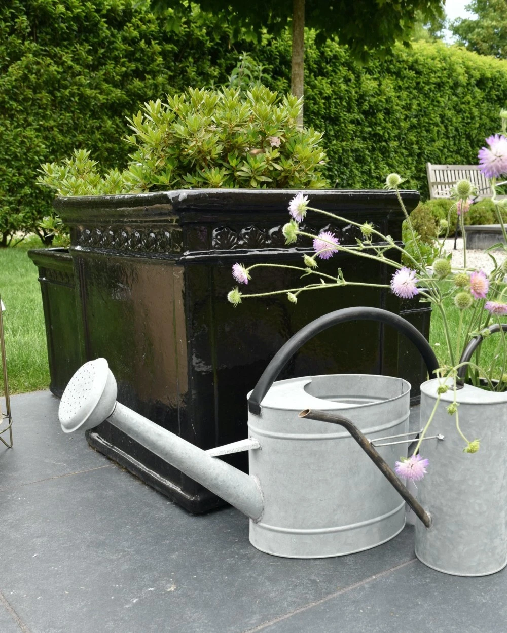 Zinken Gieter Met Zwart Handvat, IB Laursen 5 Zinken Gieter Met Zwart Handvat, IB Laursen - Afbeelding 3