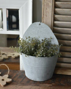 Zinken Pot Half Rond Voor Aan De Muur, IB Laursen -Ib Laursen zinken pot half rond voor aan de muur ib laursen 2