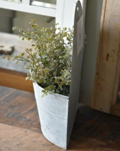 Zinken Pot Half Rond Voor Aan De Muur, IB Laursen -Ib Laursen zinken pot half rond voor aan de muur ib laursen 3