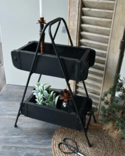 Zwart Metalen Etagère Standaard, IB Laursen