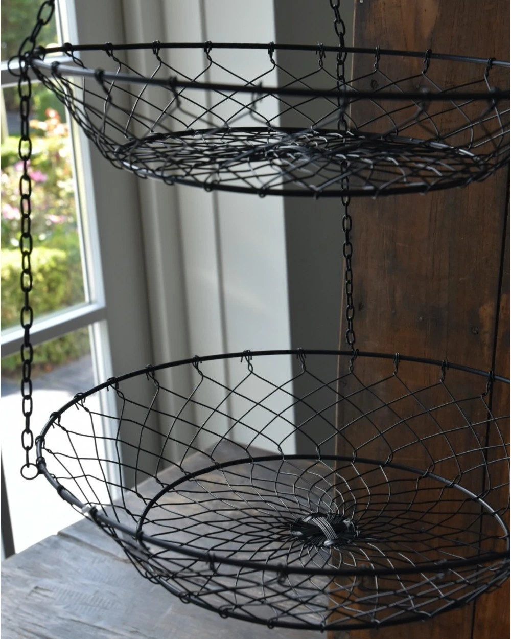 Zwarte Draadmand Etagère Hangend, IB Laursen 8 Zwarte Draadmand Etagère Hangend, IB Laursen - Afbeelding 6